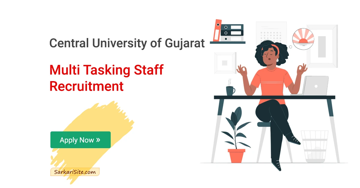 central university of gujarat multi tasking staff