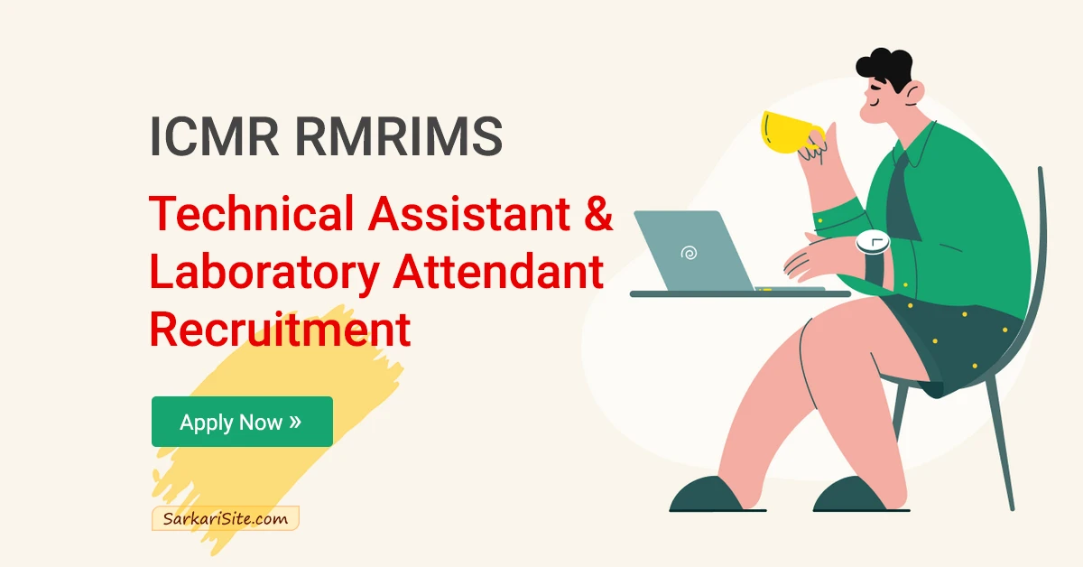 icmr rmrims technical assistant