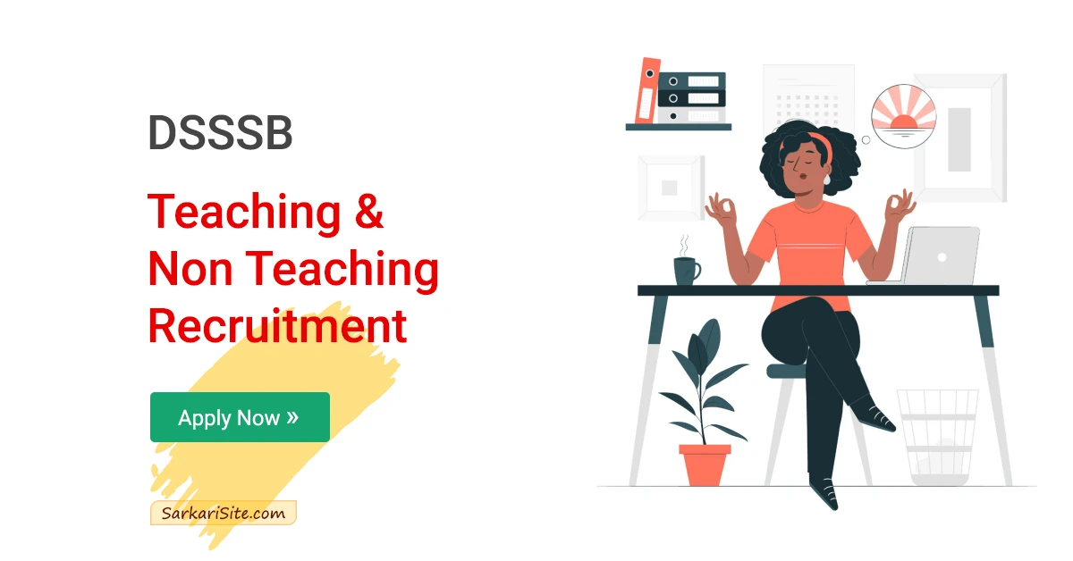 dsssb teaching non teaching