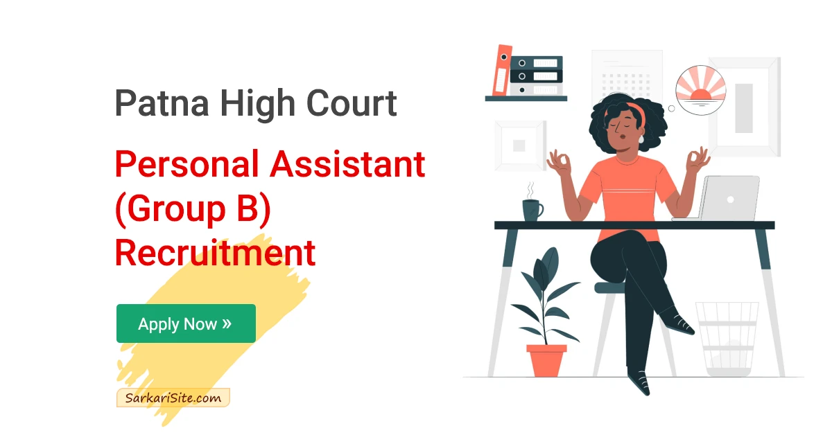 patna high court personal assistant group b