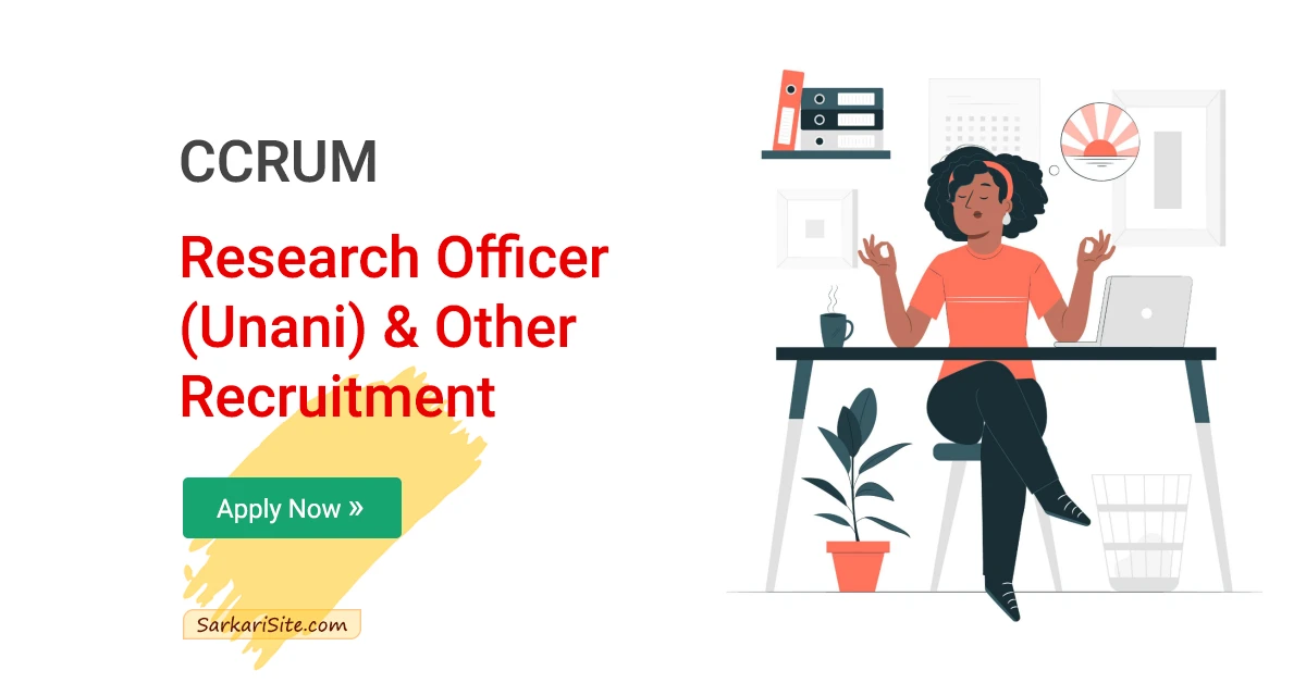 ccrum research officer unani