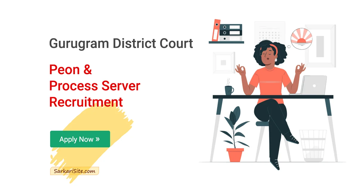 gurugram district court peon process server