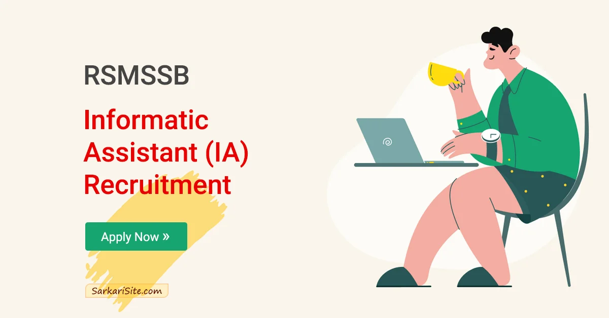 rsmssb informatic assistant