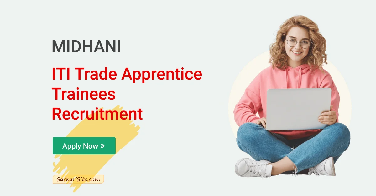 midhani iti trade apprentice trainees