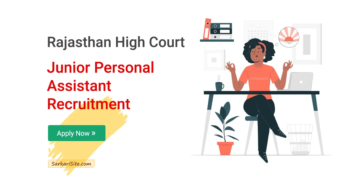 rajasthan high court junior personal assistant 99973